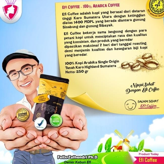 

Termurah! KopiArabika-Efi Coffee (Ekspresi Aroma & RasaKhasTanahKaro) Kode Ql 397