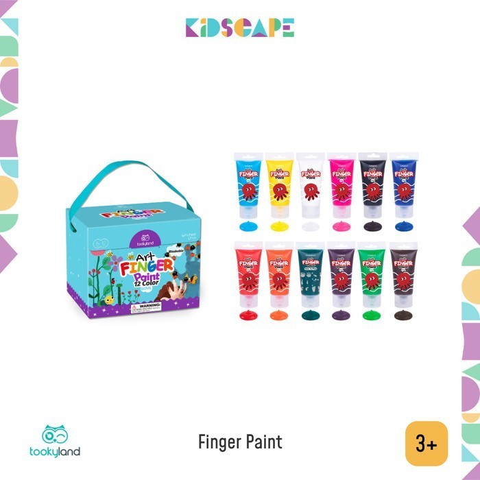 

Tookyland Washable Art Finger Paint Cat Tangan Seni Anak Non-Toxic