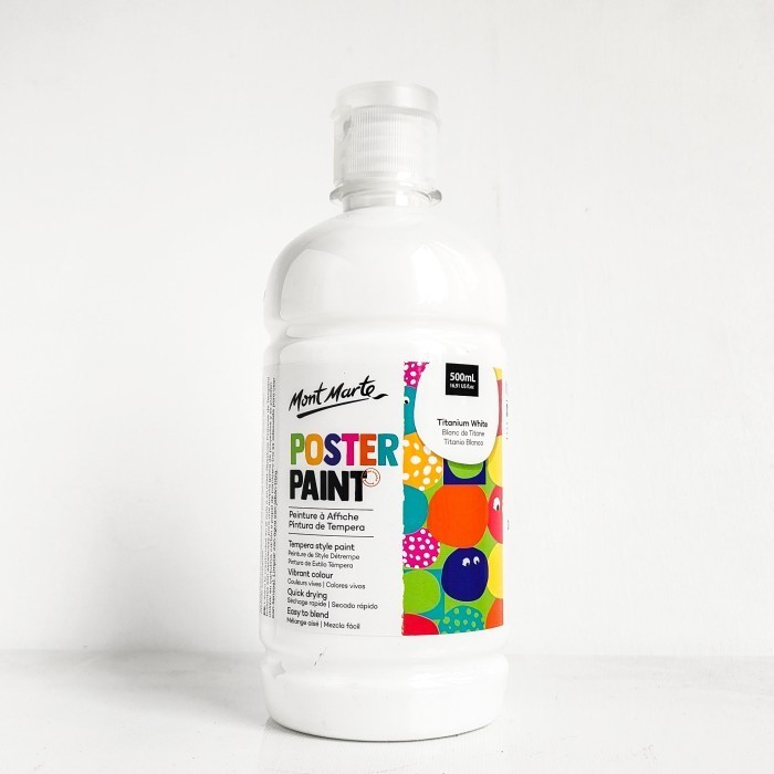 

Mont Marte Poster Paint 500Ml Kids Washable Hand Painting