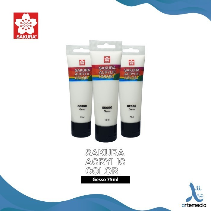 

Sakura Acrylic Medium Gesso 75Ml