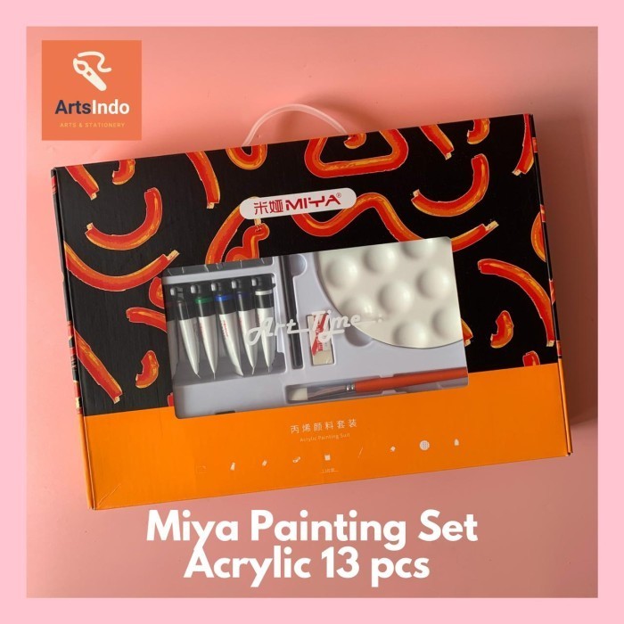 

Miya Painting Set Acrylic 13 Pcs