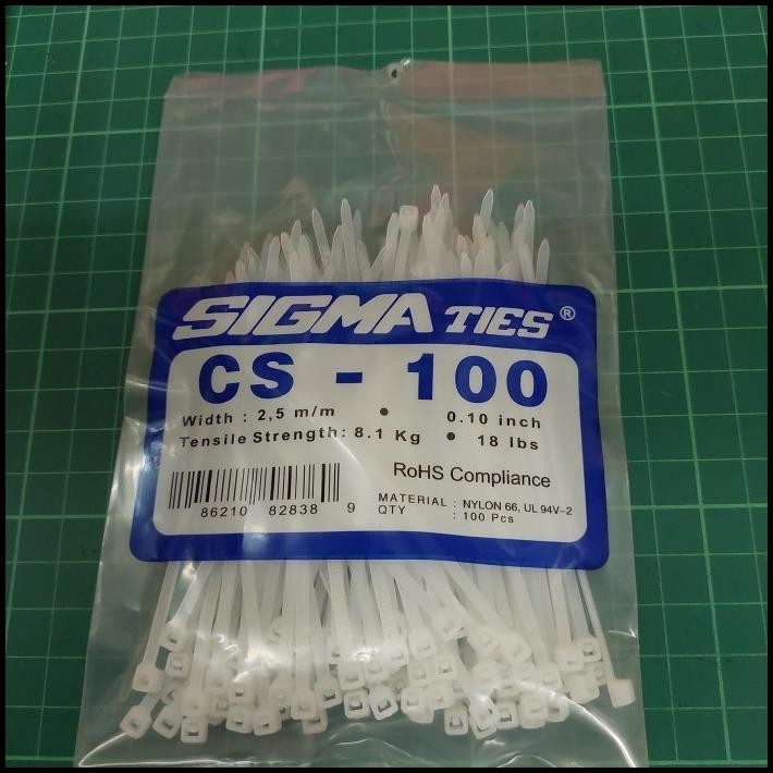 

GRATIS ONGKIR CABLE TIES CS 100 SIGMA @100 PCS !!!!!