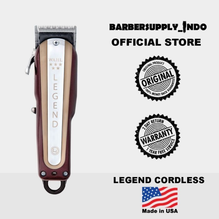 Wahl Legend Cordless Mesin Cukur Alat Cukur Rambut Original