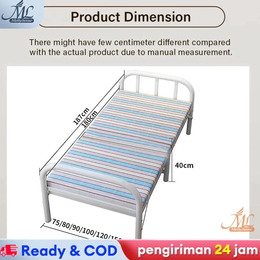 Tempat Tidur Lipat Portable Ranjang Kasur Rumah Sakit Lipat Portabel Dipan Lipat Dipan Lipat Divan T