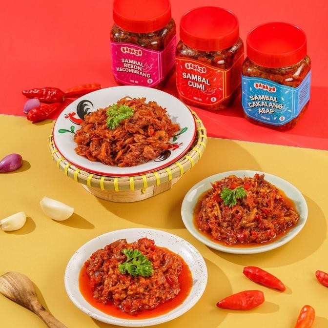 

Paket Lengkap Sambal Badazo (Cakalang Asap, Cumi Asin, Kecombrang) GM