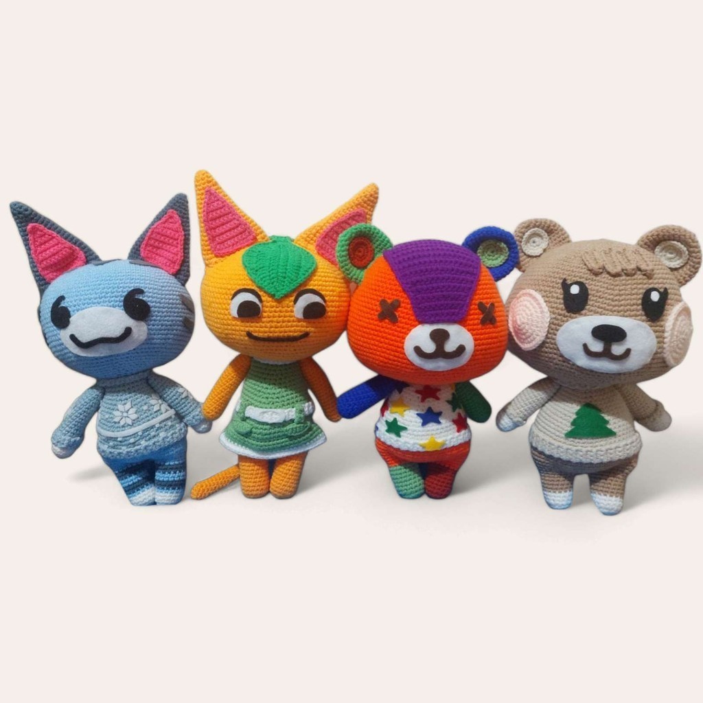 Custom Boneka Rajut Animal Crossing