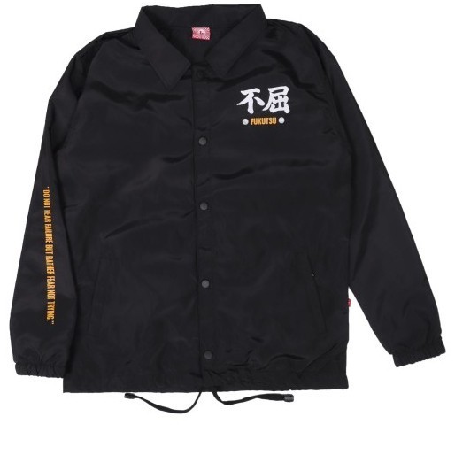 Kremlin Coach Jacket Japan Hitam - Fukutsu