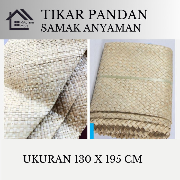 Tikar Pandan Samak Jenazah/Mayit Anyam Pandan Tikar Samak Anyaman