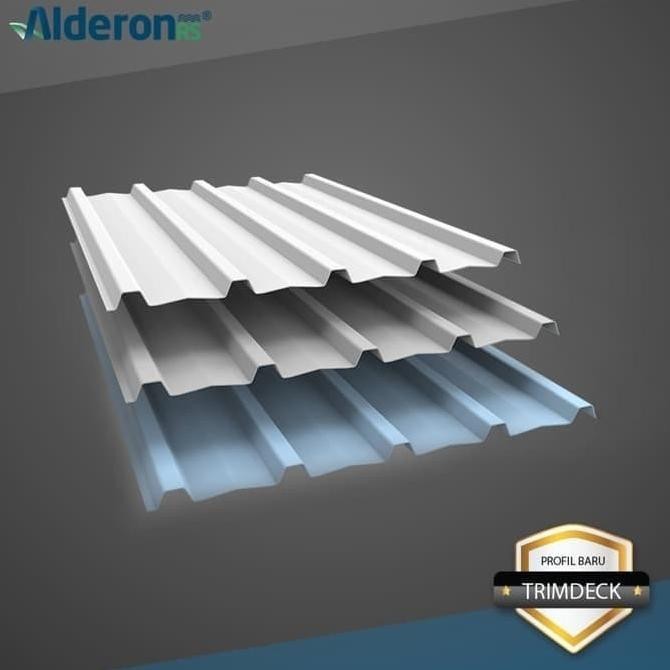 Alderon RS atap Upvc Gelombang Single Layer Trimdeck SS