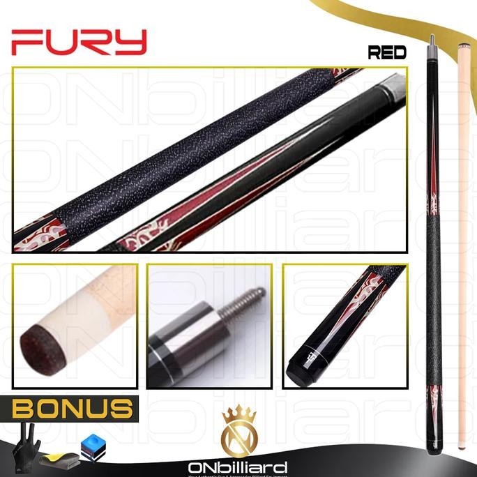 FORSALE FURY TY EA CUE STICK STIK PLAY BILLIARD BILIAR BILIARD BILIYAR  TERBATAS