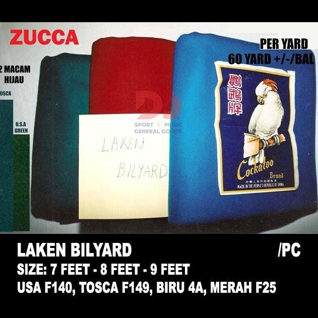 TERBAIK KAIN LAKEN BILLIARD, 9 FEET READY STOCK
