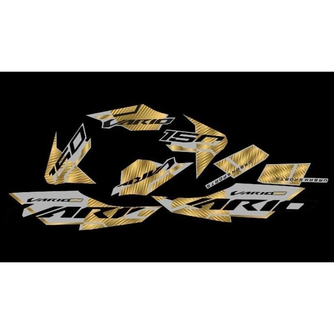 Striping Vario 150 Malaysia New Gold Edition