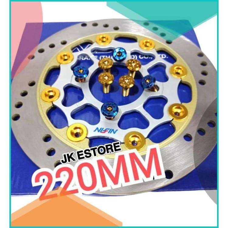 Baut Probolt Disc Cakram 4 Biji + Piringan Cakram Depan Uk 220MM 19F3B