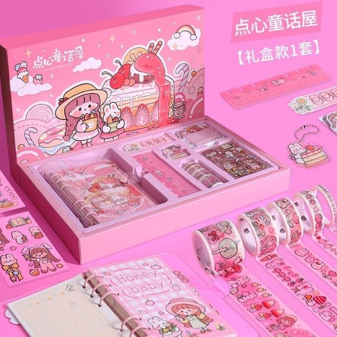 

Paket Jurnal Set 7 in 1 Agenda / Gift Box Hampers / Hadiah / Notebook E82JA