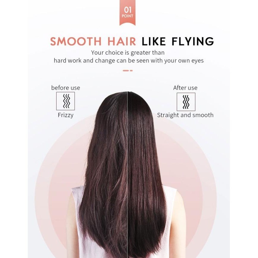 K.SKIN Sisir Catokan Pelurus Rambut Catok Rambut Straight Comb Hair GS