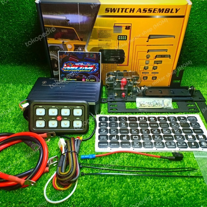 

panel switch system 8 gang ASSEMBLY