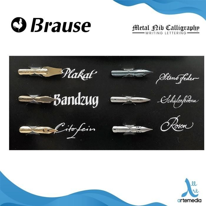 

Mata Pena Kaligrafi Brause Metal Nib Calligraphy Writing Lettering Best Seller