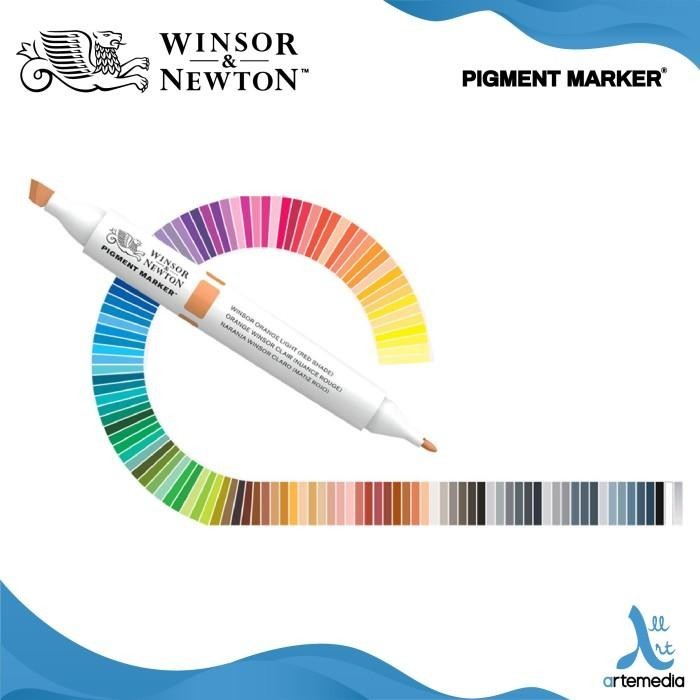 

Marker Winsor & Newton Dual Nib Pigment Marker Satuan Spidol Warna Best Seller
