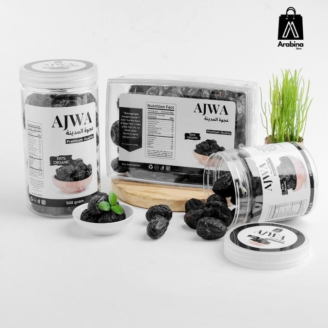 

Best Seller Kurma Ajwa Premium Asli Qurma Azwa Nabi Madinah Aliyah