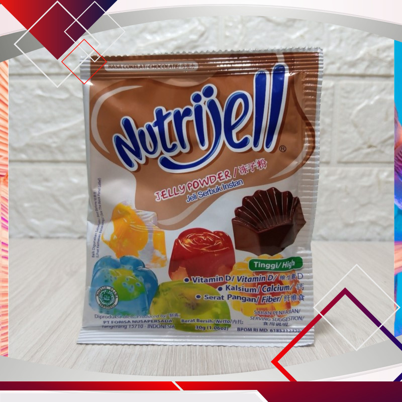 

Nutrijell Rasa Cokelat 30gr .