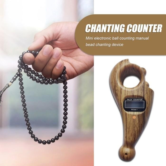 BISA COD - TASBIH DIGITAL - DIGITAL TASBIH KAYU - TASBIH DIGITAL KAYU - TASBEH