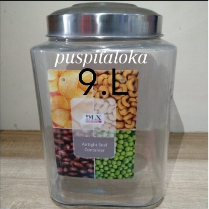 Stoples Asinan Dlx Kaca Toples Kafe Kedap Udara Toples Kerupuk