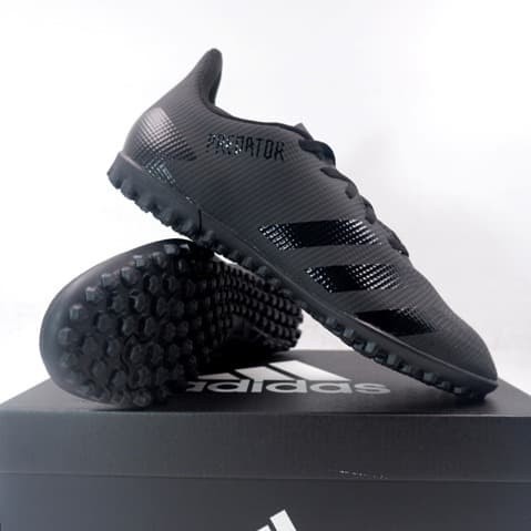 Sepatu Futsal Adidas Predator 20.4 Turf Shoes Core Black EF1662 Ori
