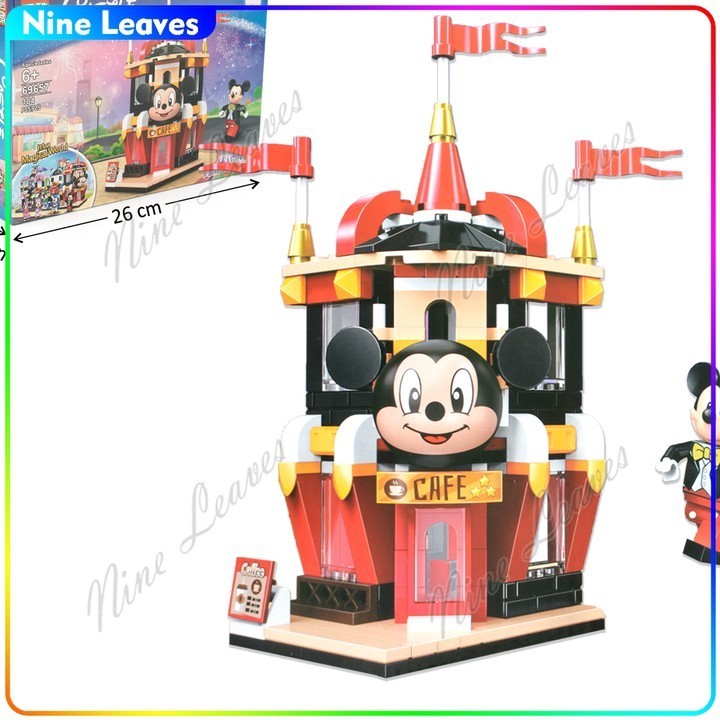 Mainan Anak Block Mini Disney 4 In 1 PRCK Castle