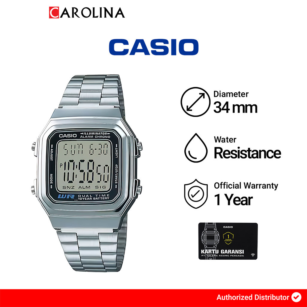 Jam Tangan Casio A178WA-1A