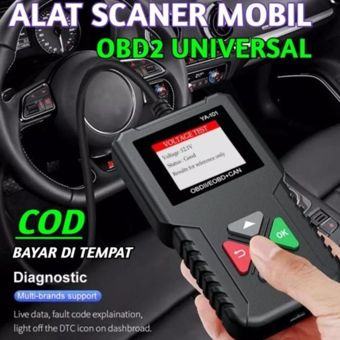 Alat Scaner Mobil Obd2 Scanner Obdii Universal Pemindai Pembaca Kode