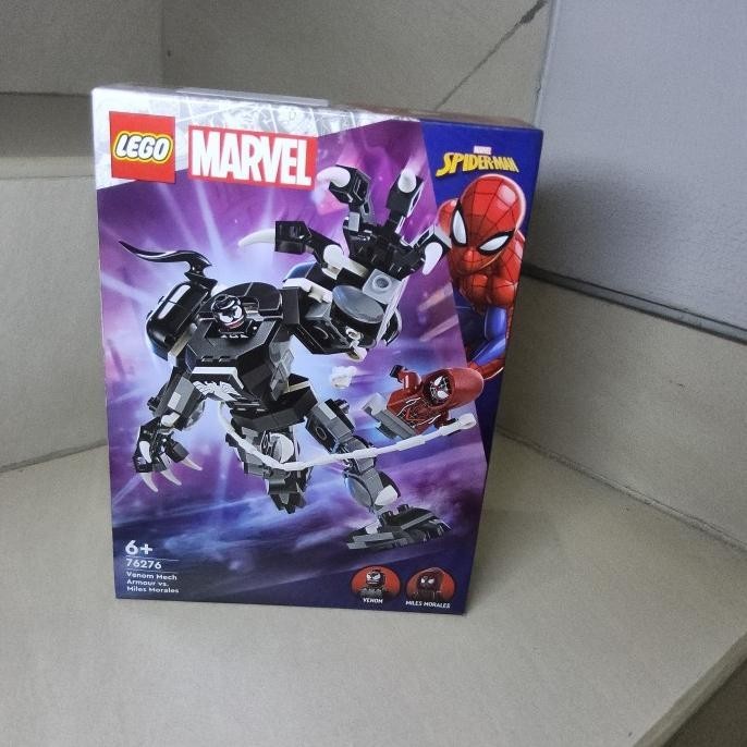 Lego Marvel Spiderman 76276 Venom Mech Armor vs Miles Morales