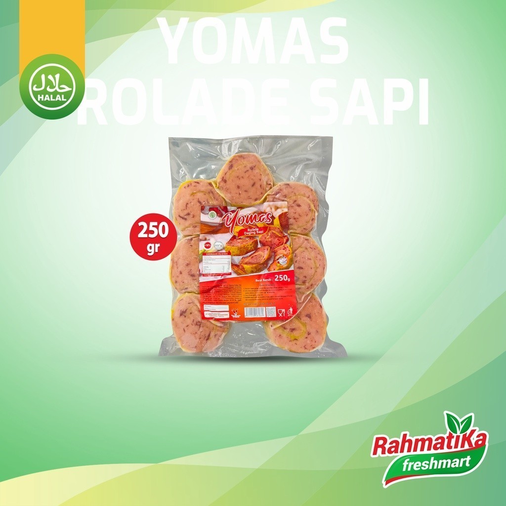 

Yomas Rolade Daging Sapi 250 gram (Frozen)