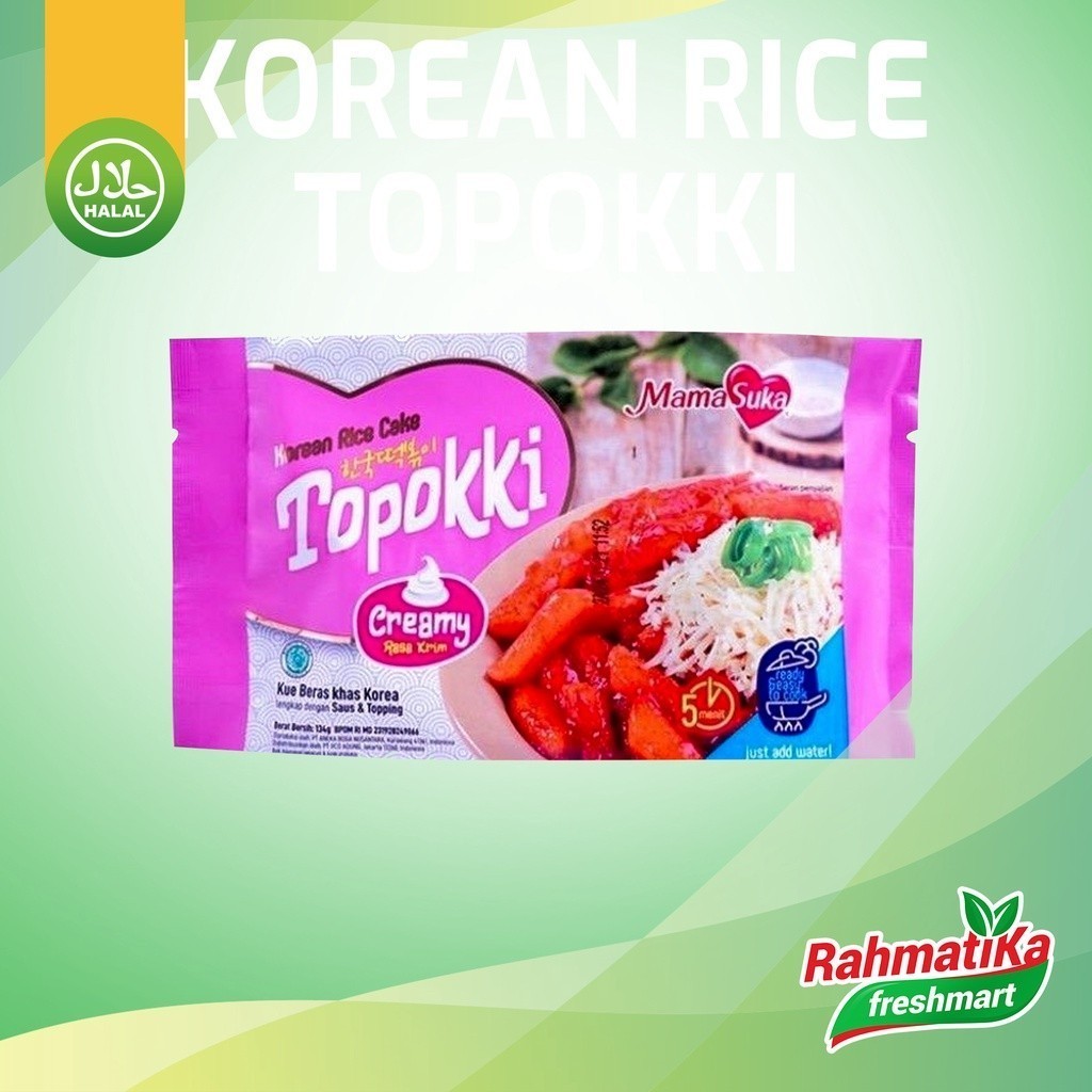 

MamaSuka Topokki Korean Rice Cake Creamy 134 gr