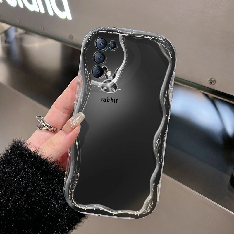 Casing Hp OPPO Reno 5 4G Reno 5 5G Reno 5K 5G case hp ponsel pola kelinci Casing lunak gel silika pe