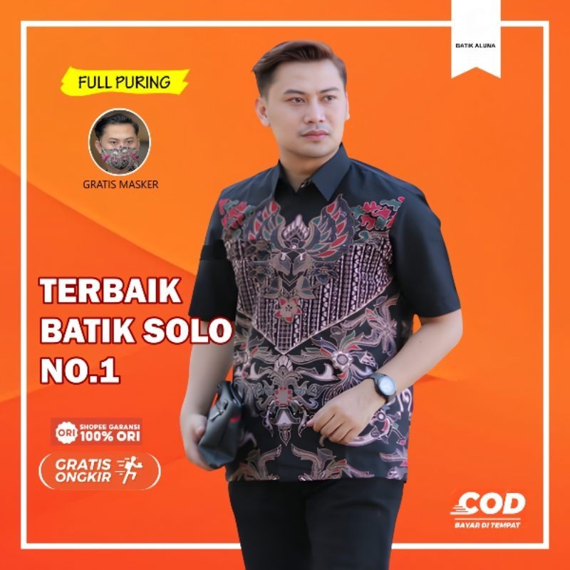 Batik Aluna Kemeja Lengan Pendek PK 008