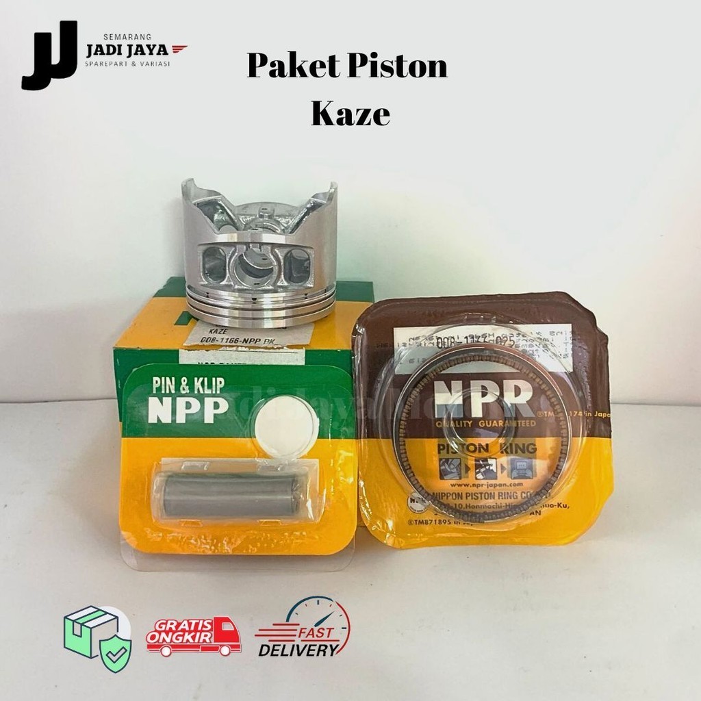 Piston Kit Kaze NPP OS STD, 25, 50,75,100 / Paket Piston Kaze / Piston Kit Kaze / Paket Seher Kaze /