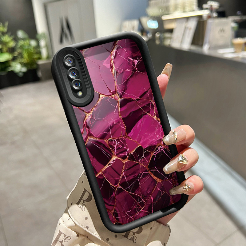 Casing Hp VIVO S1 VIVO S1 Pro Case hp ponsel pola bor rusak Casing lunak pencegah Kesing jatuh silik