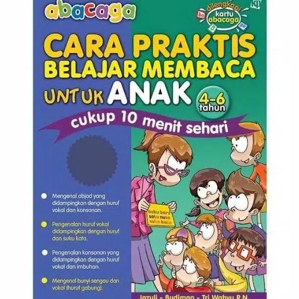 

Buku Abacaga Cara Praktis Latihan Belajar Membaca Untuk Anak Tk dan Pa SS99