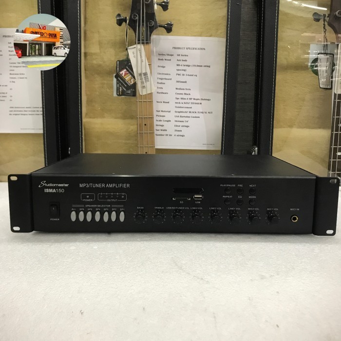 Studio Master Isma 150 - Mp3/Tuner Amplifier, Mixing Amplifier