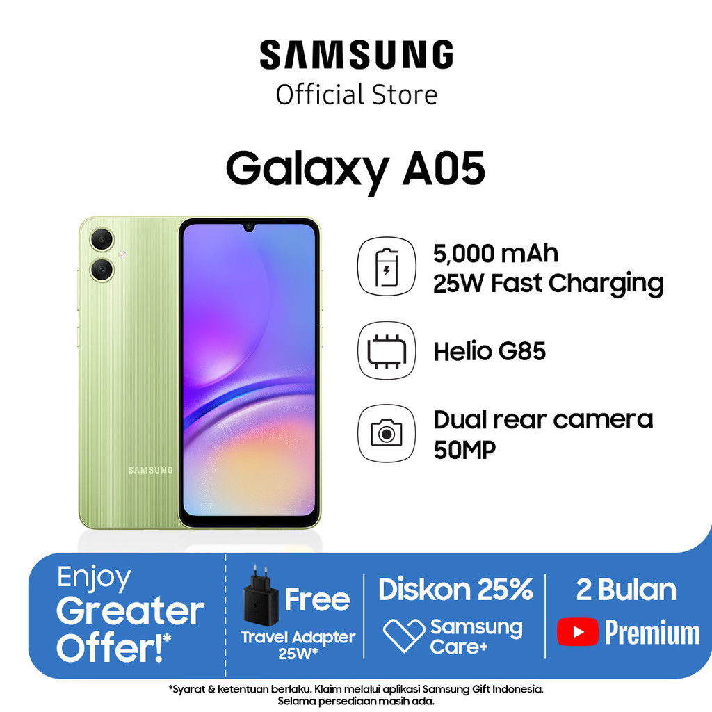 Samsung Galaxy A05 4/64GB - Light Green