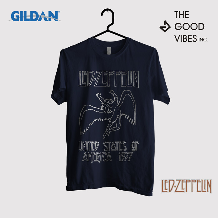 Kaos Band Led Zeppelin Original Gildan - Tour 1977
