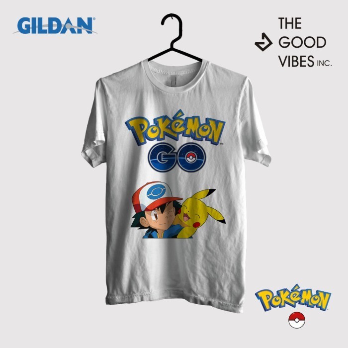 Kaos Film Pokmeon Go Original Gildan - Pokemon Trainer