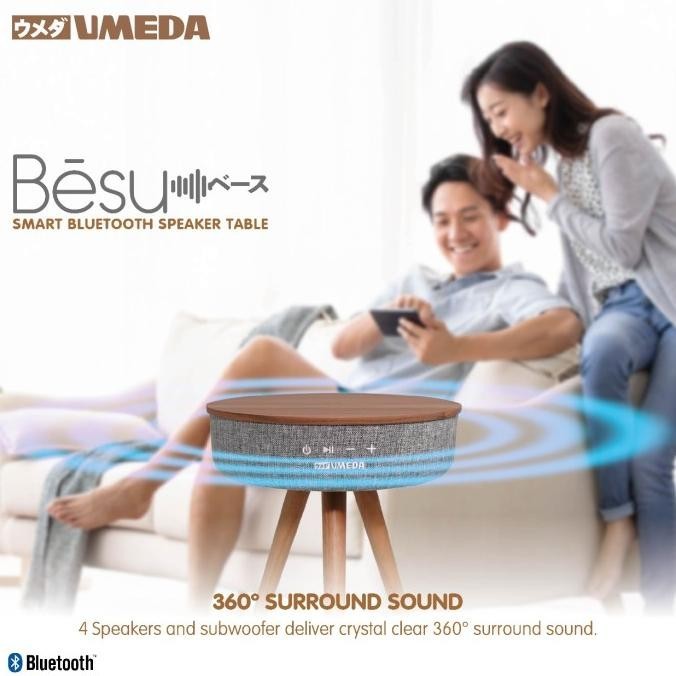 Umeda Besu Bluetooth Speaker Table / Minimalis Coffee Table