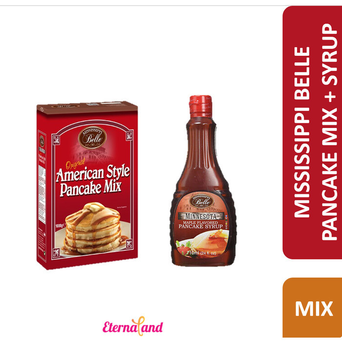 

Orea - Mississippi Belle Pancake Mix And Syrup - Tepung Dan Sirup Pancake Mb