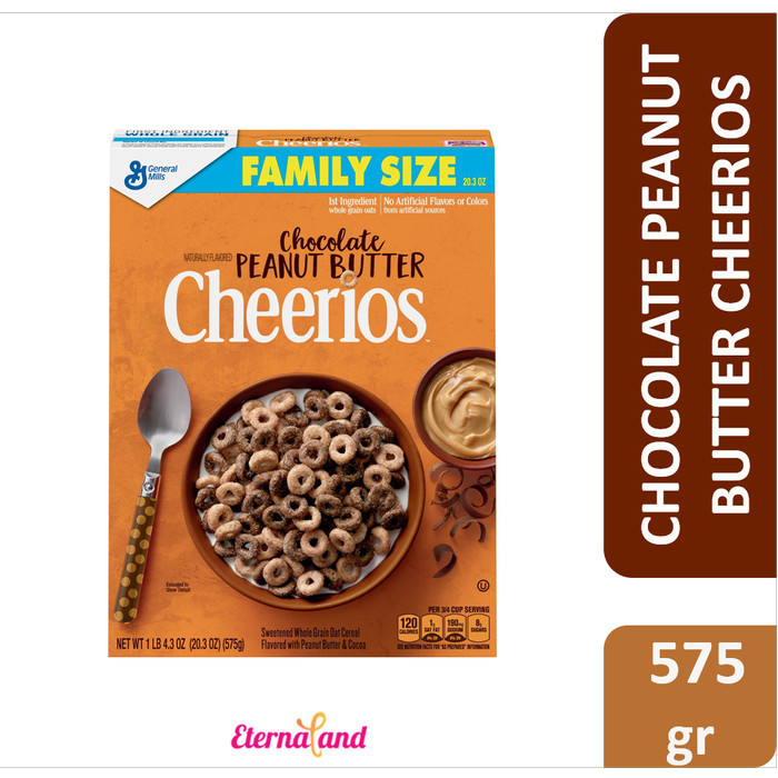 

Orea - Cheerios Chocolate Peanut Butter - Sereal Rasa Cokelat Selai Kacang