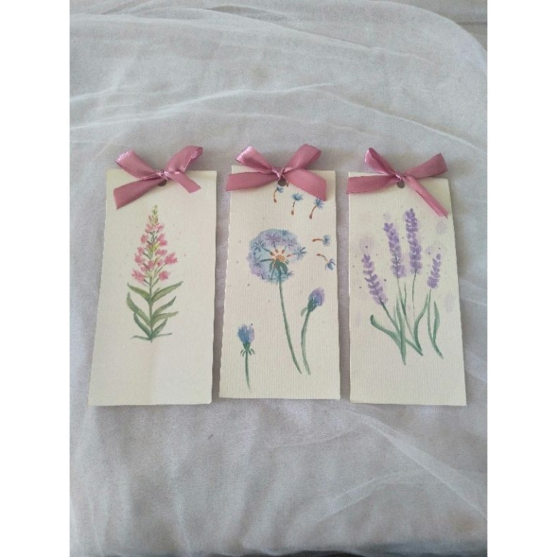 

(Isi 3) Bookmark Water Colors Handmade