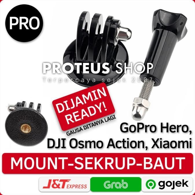 Mount Screw Sekrup Cket Tripod Gopro Hero Dji Osmo Action
