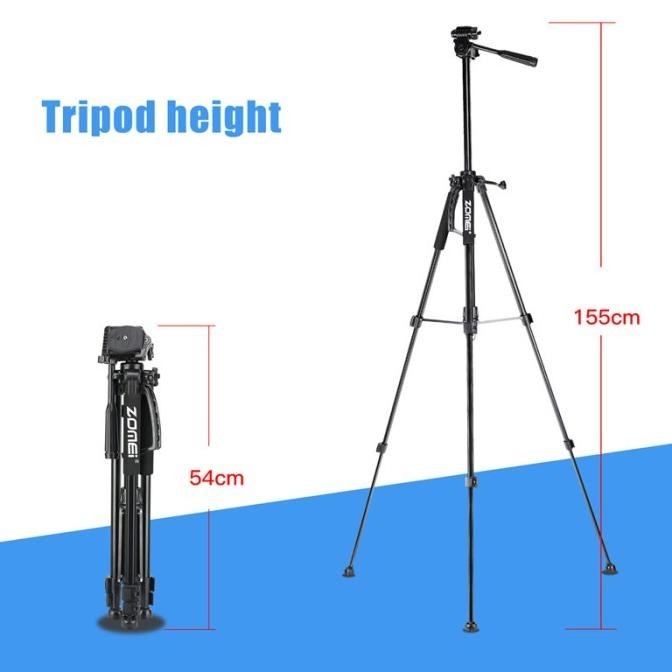 Tripod Zomei 1200 Tripod Kamera Dslr Mirrorless Dan Smartphone