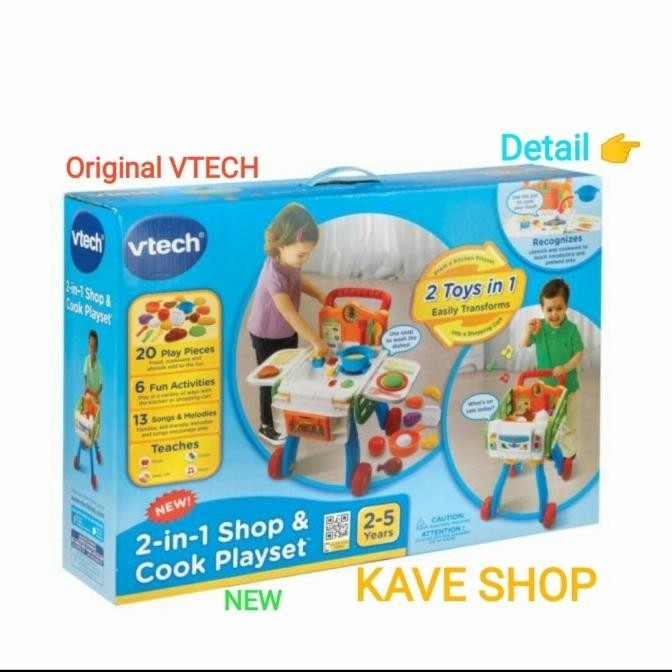 VTECH 2in1 Shop & Cook Playset - NEW - Original