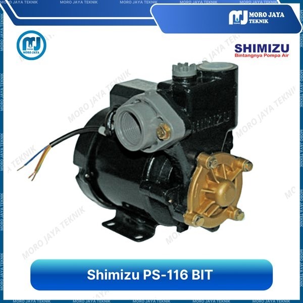 SHIMIZU PS 116 BIT - POMPA AIR 125 WATT SUMUR DANGKAL